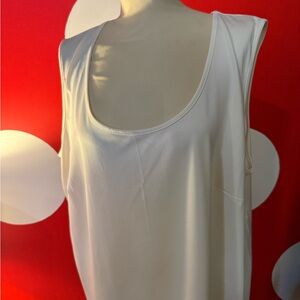 Catherines Cream Scoop Neck Tank Top